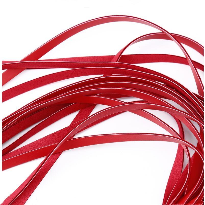 VaHppy Sex Whip 60CM 120G PU 4colors Game Toys Couple Flirting Spanking SM BDSM Tassel Tail Alternative Stimulation Sex Toys Delicate Handle