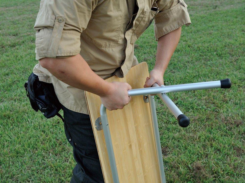 Snow Peak Sammenleggbar Hylle Lang Bambus LV-066TR