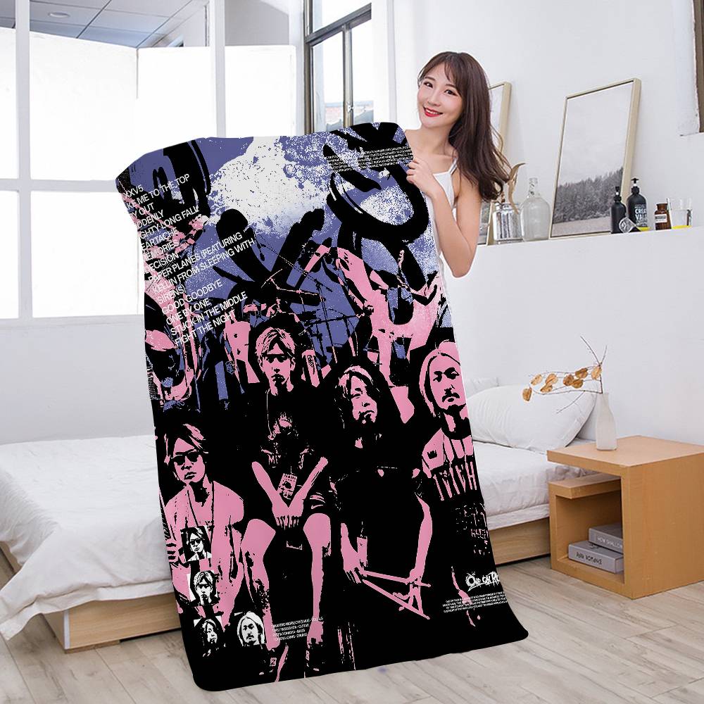 Band O-oNE OK ROCK Anime Beach Swimming Towel Soft Absorbent Washcloth Children's Gifts for Kids Travel Camping Gym