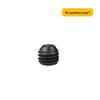 JT0 Micro Drill Chuck with Connecting Shaft, 0.3-4mm Capacity, Optional Bore Diameter: 4/5/6/8mm
