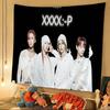 Popular Kpop Group X-XLov Hanging Bohemian Tapestry Hanging Tarot Hippie Wall Rugs Dorm Japanese Tapestry