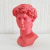 Nordic Resin Bust: David, Venus, Apollo Colored Statue Ornament