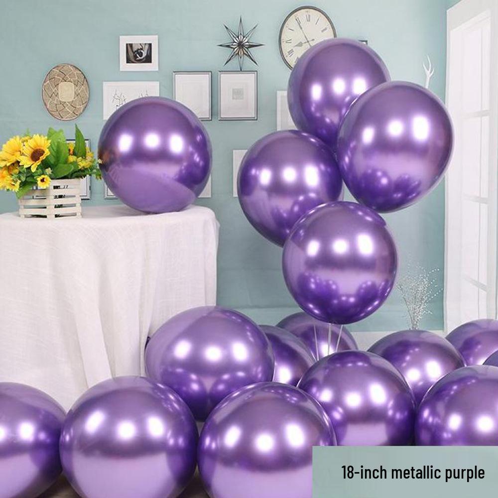 Cross-border Metal Balloons: Wedding & Party Room Decor in 5-inch to 18-inch Sizes