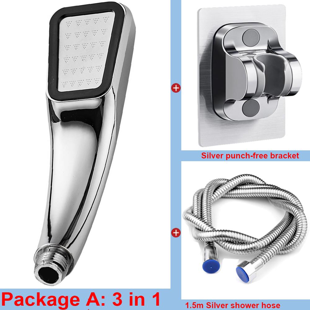 

G1/2 Bathtub Shower Faucet Hot and Cold Water Mixing Valve Bathroom Set Countertop Mounted Chrome Plated Valve Bath Shower Set G1/2