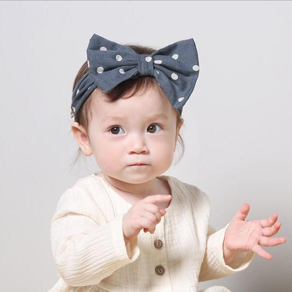 Kawaii Flower Headband Rabbit Ears Turban Headband Baby Girls Kids Hair Bows Head Bands Accessories for Children Headdress