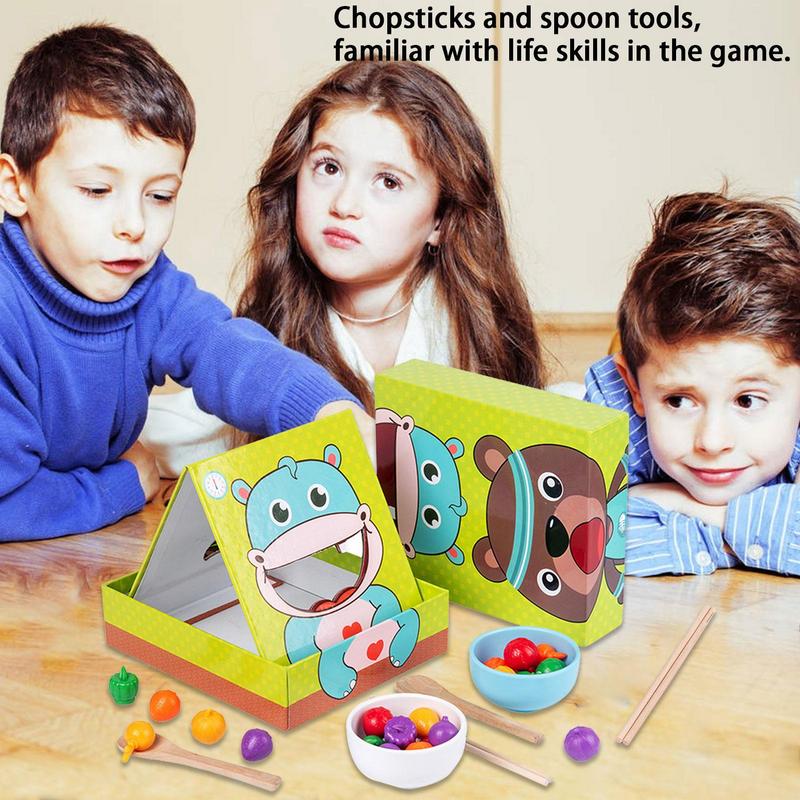 Montessori Feeding Toys Early Educational Montessori Simulation Feeding Game Wonderful Educational Kindergarten Enlightenment