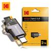 Kodak Type-C Зчитувач карт пам'яті Micro SD TF Карта пам'яті Високошвидкісний Адаптер Передачі