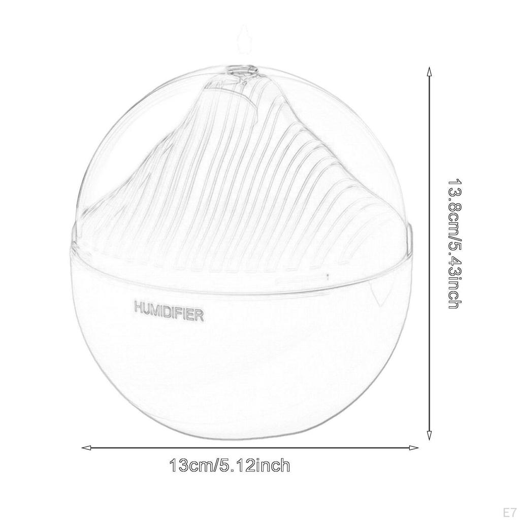 400ml Desktop Humidifier with Night Light for Nursery and Bedroom