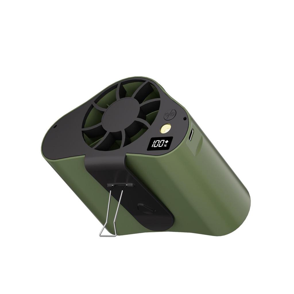 Portable Neck and Waist Cooling Fan - Wearable Air Conditioner for High-Temperature Environments