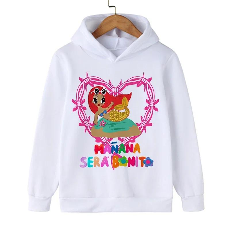 New Fun Children's Hoodie Manana Sera Bonito Karol G Bichet Children's Sportswear Children's Clothing Hoodie Girls' Top Sportswear