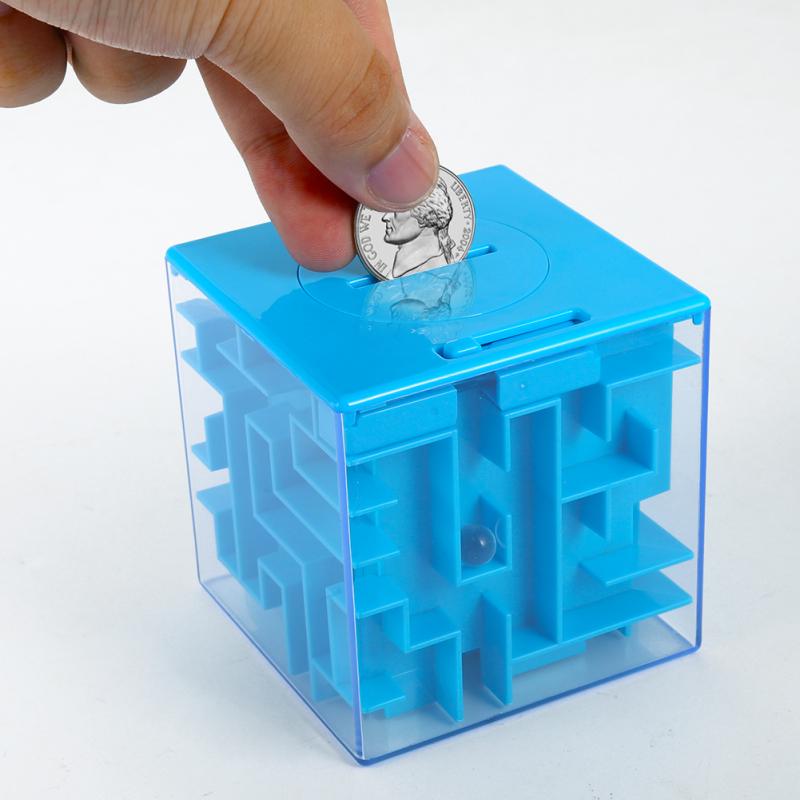 Thinkmax Money Saving Puzzle Maze Box for Kids and Children, Money Maze Bank, Coin Cash Bill Storage