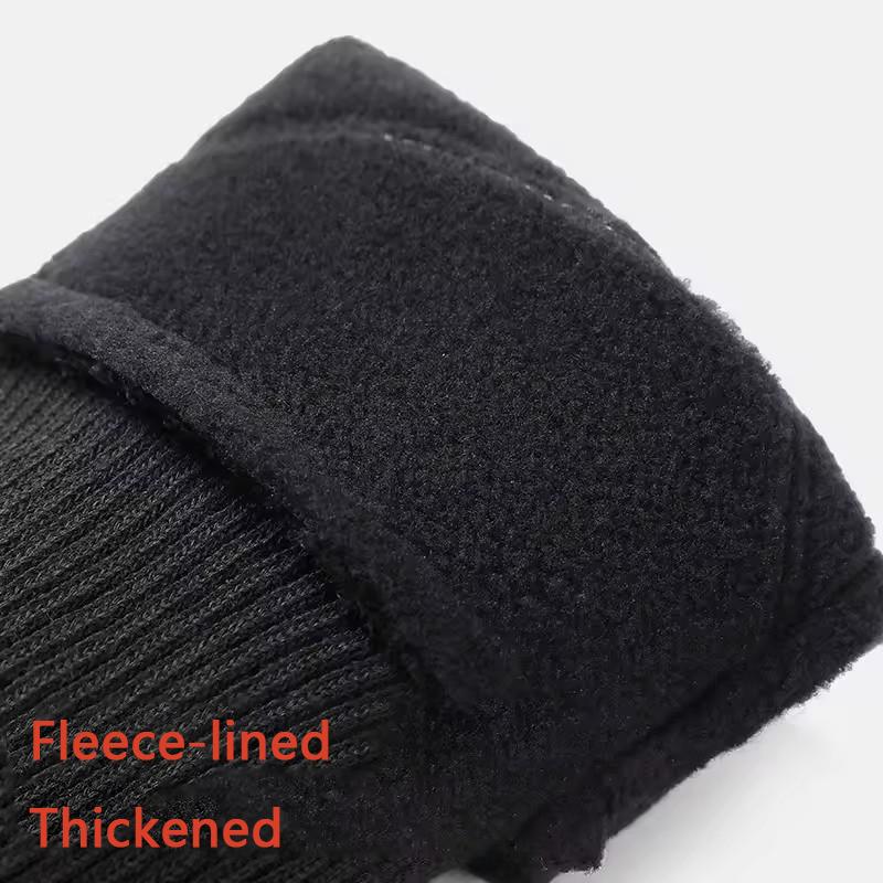 Winter Men's Outdoor Cycling Gloves Warm and Windproof Touch Screen Full Finger Gloves Motorcycle Riding and Skiing Equipment