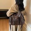 Vintage Large Capacity Bag Commuter Crossbody Bag Women's Shoulder Hand Tote Bag Short Distance Luggage Bag