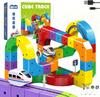 Electric Modular Train Track Construction Anti-gravity Train 81pcs