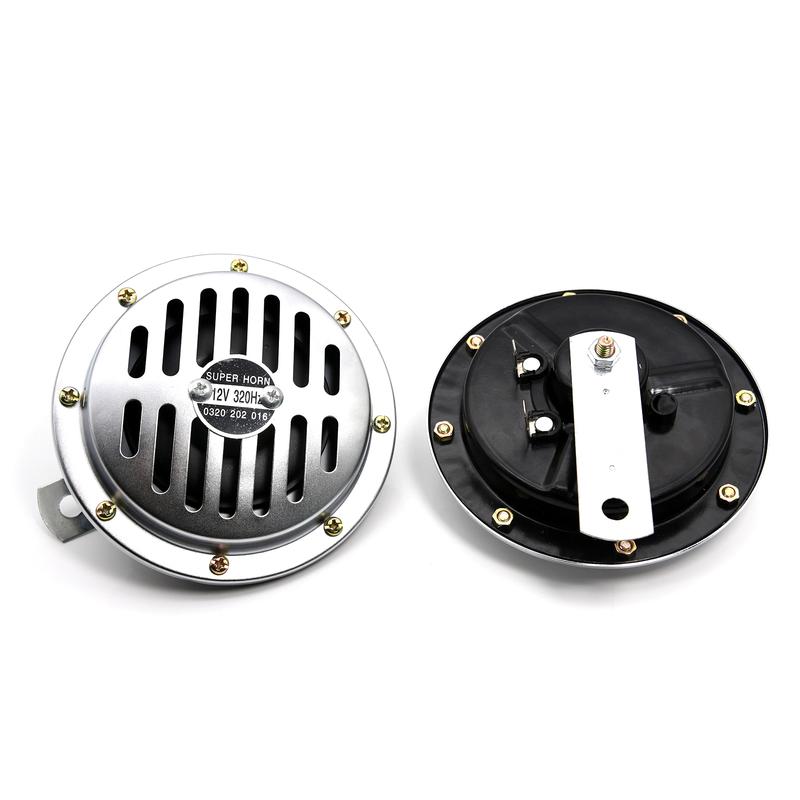 AD Car Horn Universal Super Loud 12V Horn Electric Motorcycle Horn Waterproof Horns Siren for Car Motorcycle Motorbike Truck SUV