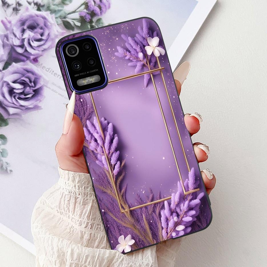 For LG K52 K62 2020 Case LM-K520 LM-K525 Stylish Love Heart Painted Cover Soft TPU Phone Case For LG K62 K 52 LGK52 LGK62 Fundas