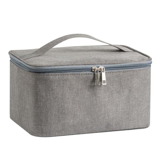 

Cosmetic Bag Oxford Anti-static Waterproof Cloth Professional Cosmetic Makeup Bag Organizer for Home серый