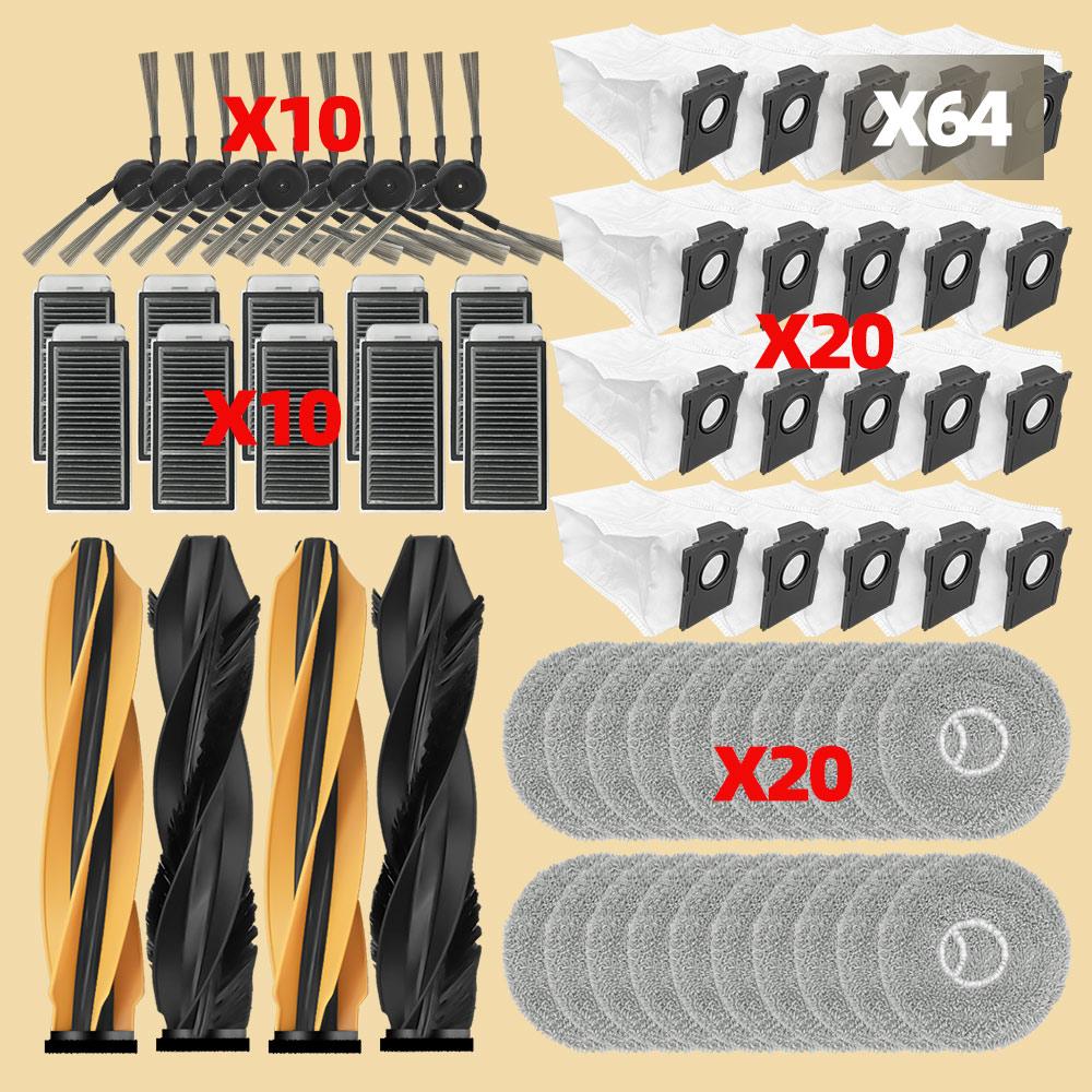 Fit For Dreame L40S Pro Ultra / Dreame X50 Ultra / L50 Pro Ultra Parts Main Side Brush Filter Mop Cloth Dust Bags Accessories