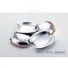 FUNDUOO Chrome Car Door Handle Cover + Cup Bowl Combo For Toyota Yaris Vios 2006 2007 2008 2009 2010 Toyota Corolla 2003 -