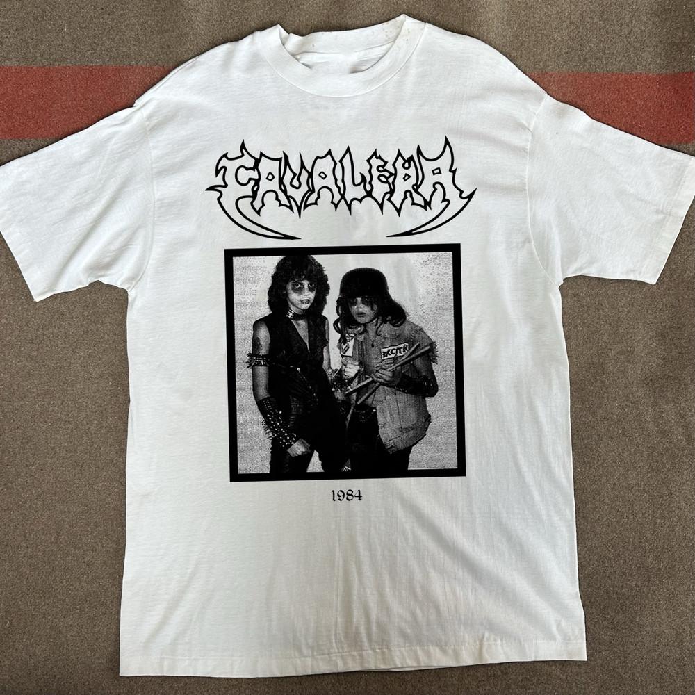 Collection Cavalera Band 1984 T Shirt White All Size AR1375 Unisex T-Shirt XXL