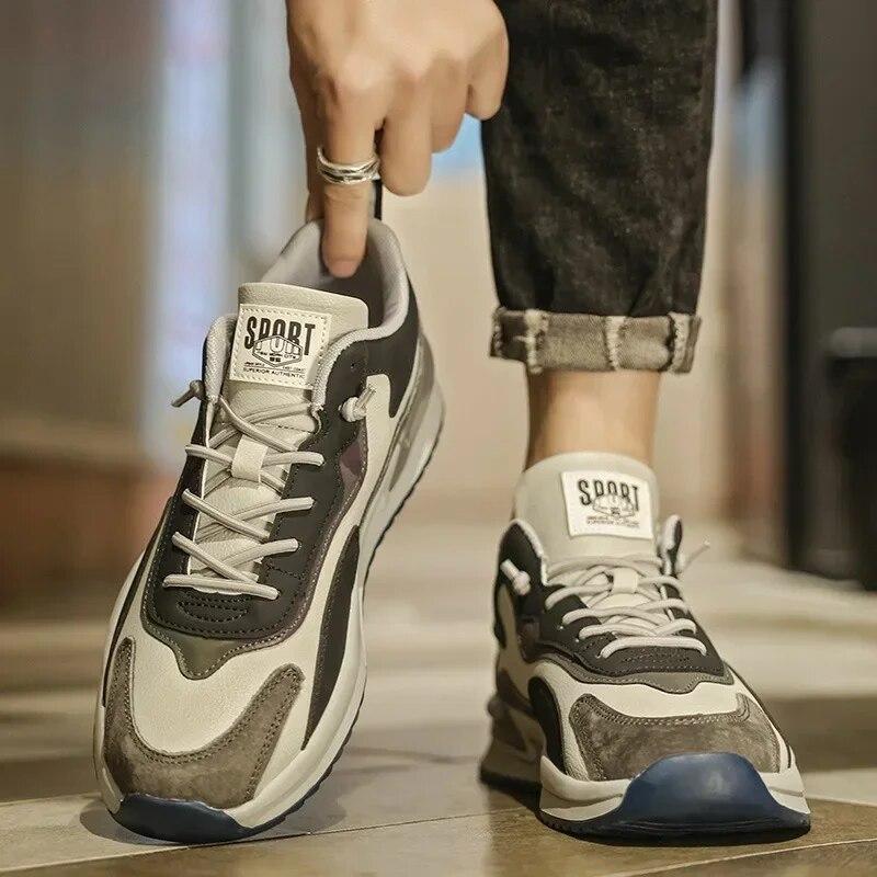 Shoes Men Running Casual Shoes for Men Versatile Sneakers Soft Bottom Trend Male Shoes Wear-resistant Vulcanized Men Shoe Tenis