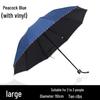 XL Men's Sun Protection Folding Umbrella for 3-5 People - Shade & Rain