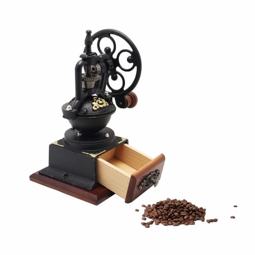 

Hanchen Diamond Coffee Mill, Stainless Steel, 240mm Tall, Manual, for Home Use, Classic Style, Gift (Small)