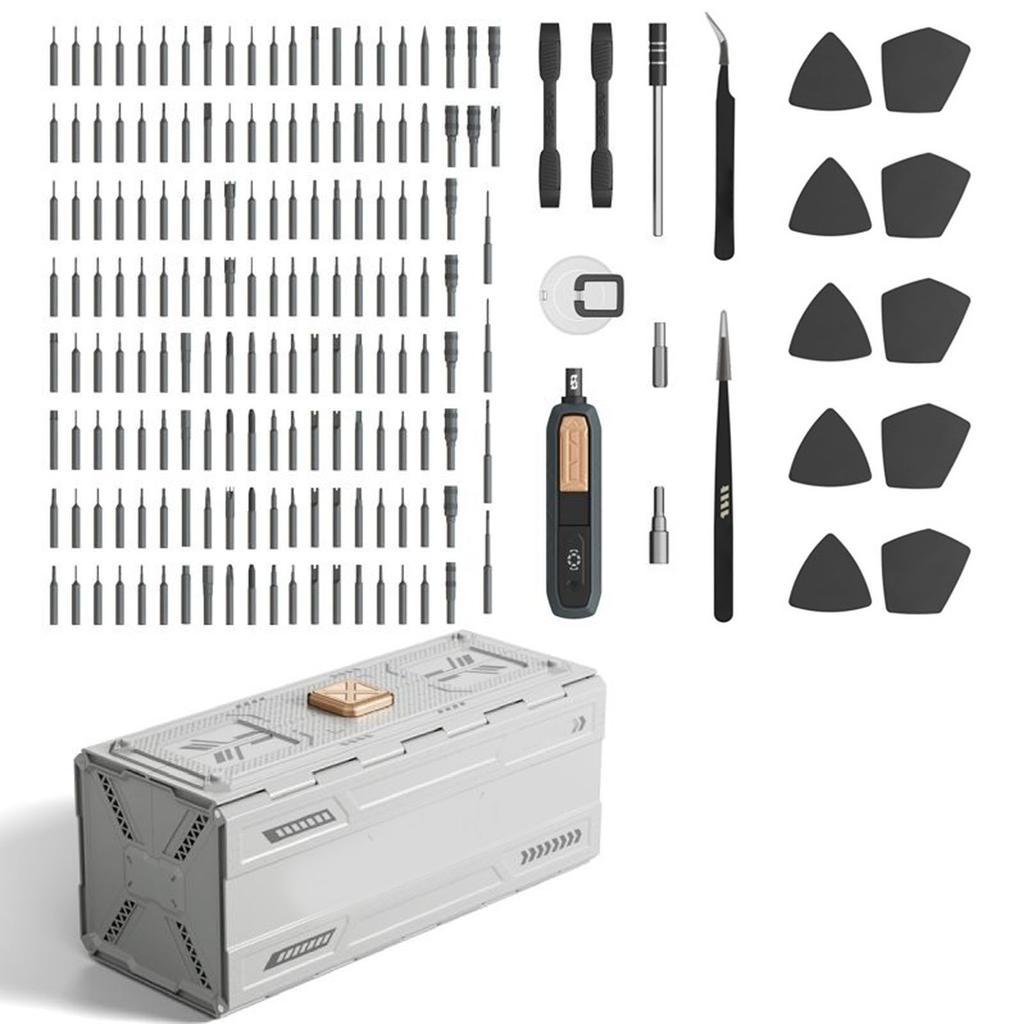 Manual Screwdriver Set 180 in 1 Multifunctional Fine Magnetic Repair Tool Kit for Laptop