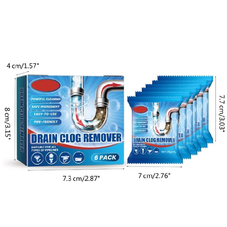 Pipe Dredging Cleaning Deodorizing Powder Anti-clogging Pipe Unclogging Powder