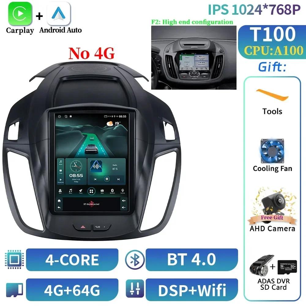 9.7inch Android Car Stereo Radio Multimedia Video Player For Ford Kuga 2 Escape 3 2012-2019 Navigation Carplay Automotive Screen
