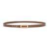 Korean Retro Leather Belt for Women Versatile Decorative Belt with Dress Trousers Jeans Belt