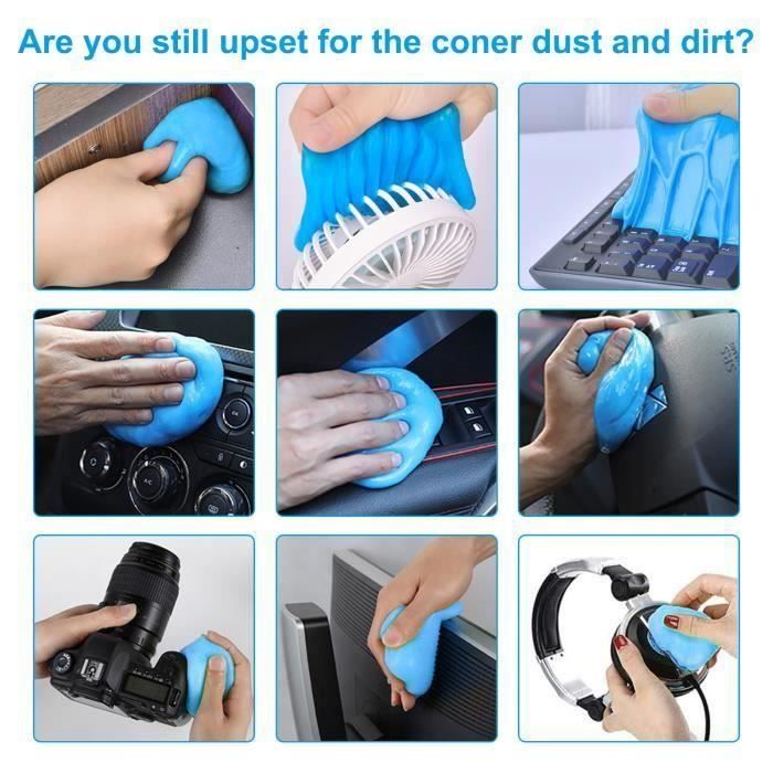 Keyboard Cleaning Gel, Super Clean Keyboard Cleaning Gel 4 Pcs Cleans Dust and Dirt for Computer, Vents of