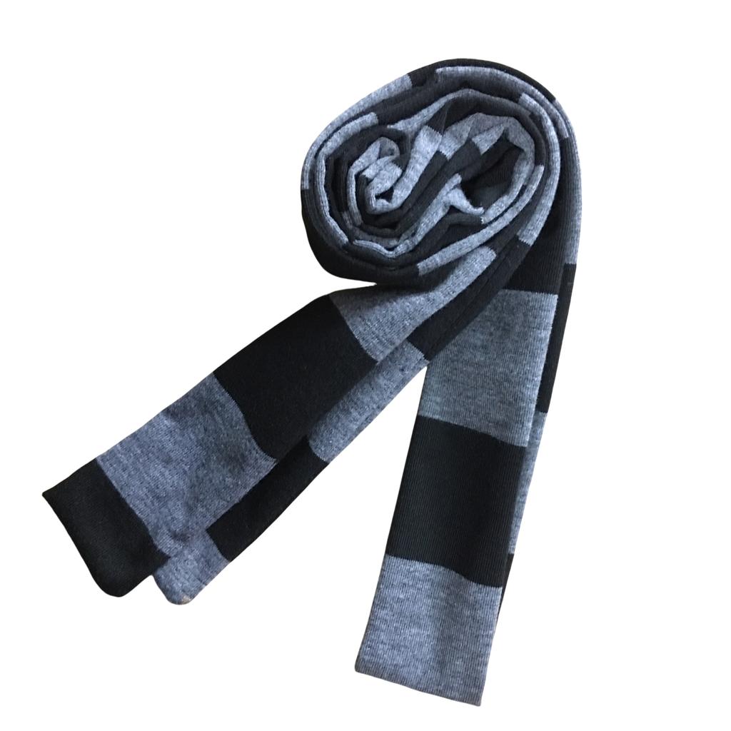 Cosplay Striped Scarf for Adult Unisex Y2K Long Thin Scarf Spring Autumn Skinny Scarf Harajuku Scarf Daily Use Neck Wear