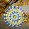 Bohemian Style Outdoor Wind Chime Handcrafted Garden Decor Sculptural Yard Art Colorful Rotating Gift for Indoor and Outdoor Use Wind Powered