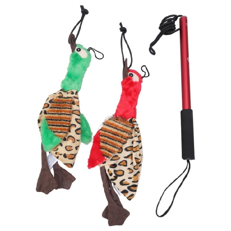 

Dog Extendable Teaser Wand Pets Teaser Wand for Small Medium Large Dogs Training 1