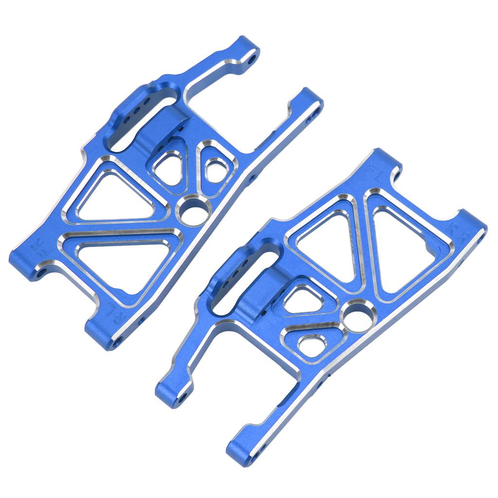 RC Front and Rear Lower Suspension Arm Set Aluminum Alloy RC Swing Arm Set for Traxxas 1 10 MAXX 2.0 RC Cars Dark Blue