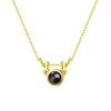 Necklace for Women, One Deer with You Projection of Versatile Collarbone Chain Trendy Antler Pendant Road Couple Commemorative Gift