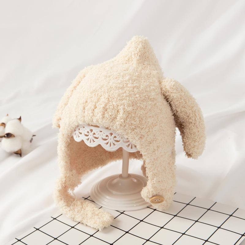 Chapeaux pour nourrissons automne et hiver nouveaux garçons et filles bébé protection des oreilles chaud froid laine bonnet pull