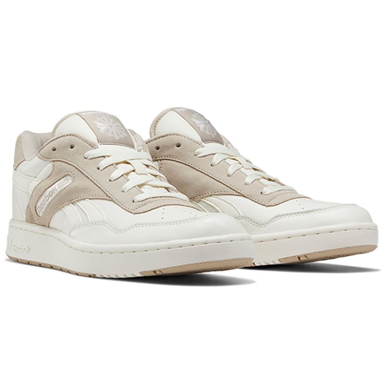 Reebok BB 4000 Unisex White Brown Sneakers EH3358