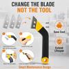 Tile Grout Saw Grout Removal Tool Waterproof Grout Removal Tool Kit with 3pcs Replacement Blade for Tile Cleaning Removing Paint