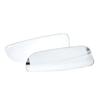 Rearview Detection Mirror 360 Rotation Frameless Design Plastic Housing Quick Mount Suitable For Cars Night Driving 2pcs
