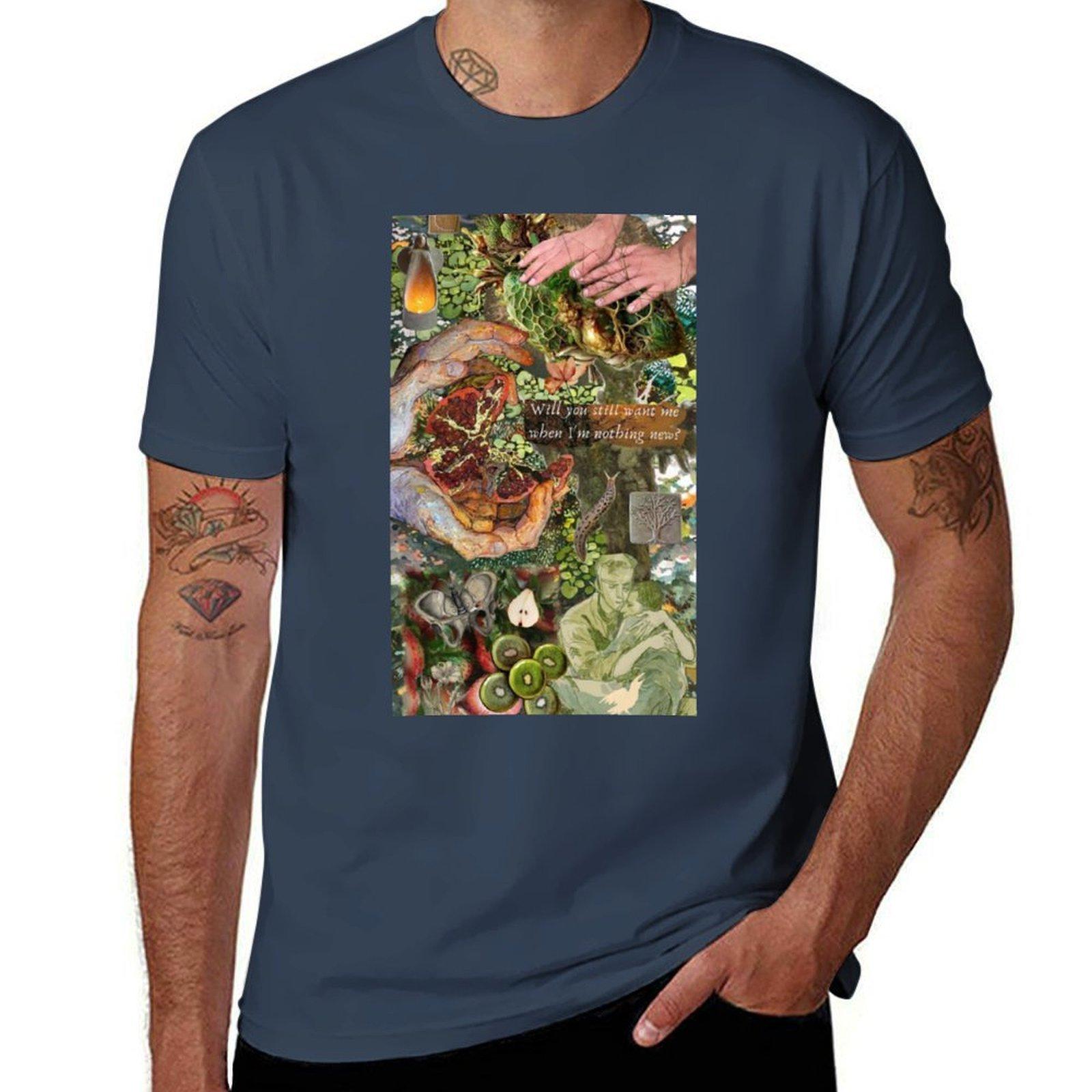 nothing collage new TShirt Comfortable Workout Short Sleeve Shirt S