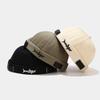 Street Melon Cap Shark Embroidered Hat Men's Spring and Autumn Landlord Hat Personality Beanie Everything Hip Hop Yuppie Hat