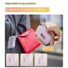 Portable Silicone Holder For Hand Sanitizer Sprays Protective Storage Case with Adjustable Lanyard for Backpack Handbag