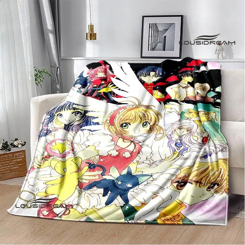 Card Captor Sakura Cartoon Decken Mode Decken Warme Flanell Weiche Bequeme Decke Haus Reise Decke Geburtstagsgeschenk