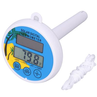 Solárny teplomer Minimálny Maximálny Displej Teploty Vody Digitálny Teplomer pre Plávanie Spa