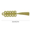 Large Braided Applique Tassels Cheongsam Decoration for Overcoat Sewing