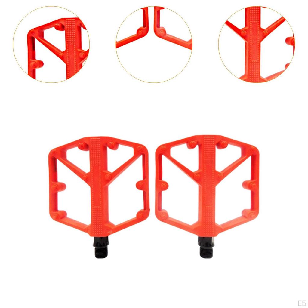 2 Nylon Anti-Slip Pedals for Road Bike Repair And Maintenance