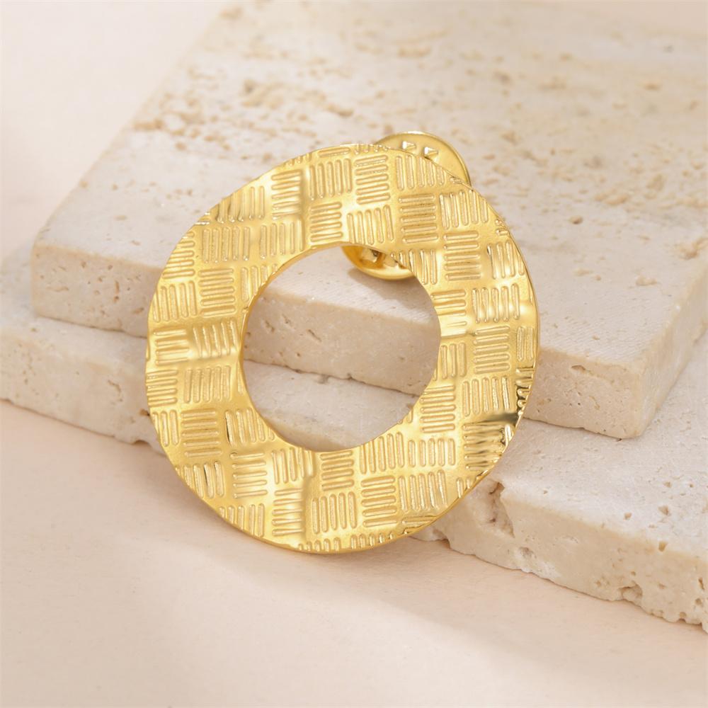 

My Shape Sunflower Brooch for Women Girls Gold Color Stainless Steel Brooch Pins Leaves Flower Round Brooches Fashion Jewelry