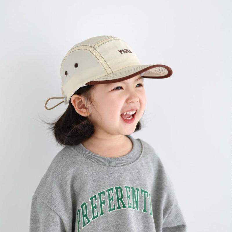 

Spring & Summer Kids Quick-Dry Breathable Baseball Cap - Stylish Korean Design, Windproof, Sun Protection for Boys & Girls Recommended for ages 3-10/50-54CM бежевый